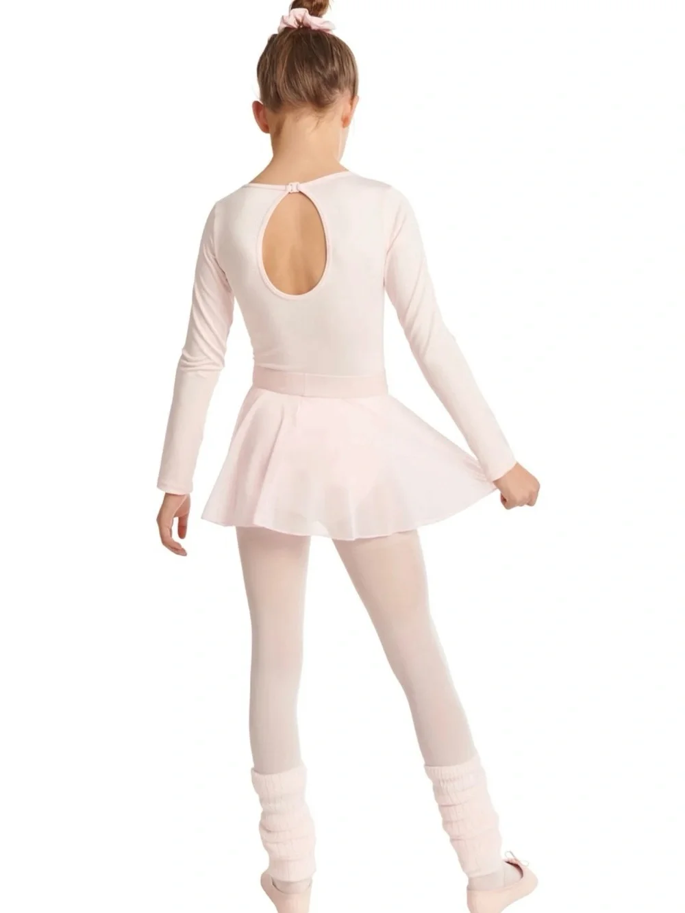 Justice Long Sleeve Gymnastics And Dance Leotard For Girls With Mesh Inserts